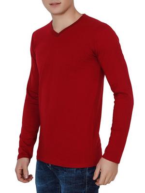 red cotton tshirt - 12586897 - Standard Image - 2