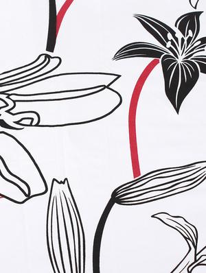 186 TC 100% Cotton White 1 Double Bedsheet With 2 Pillow Cover - 12587287 - Standard Image - 2