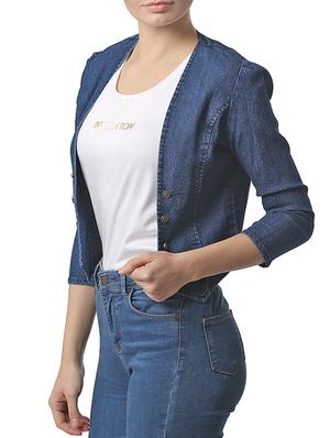 Buttoned Detail summer jacket - 12590507 - Standard Image - 2