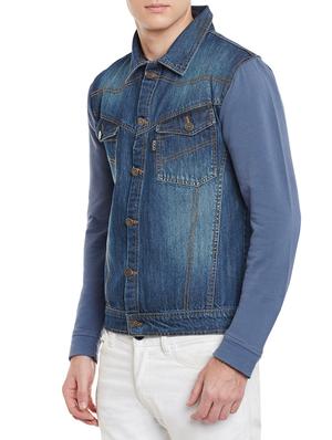 blue denim jacket - 12616178 - Standard Image - 2