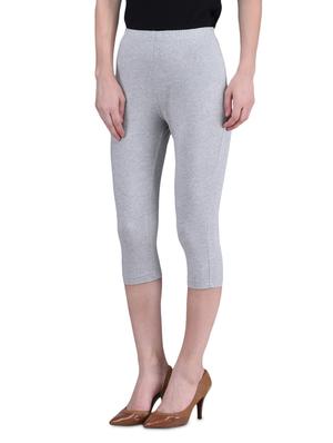 grey cotton lycra knee length 26" - 1275367 - Standard Image - 2