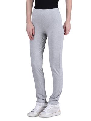 grey cotton lycra ankle length tights 40" - 1275369 - Standard Image - 2