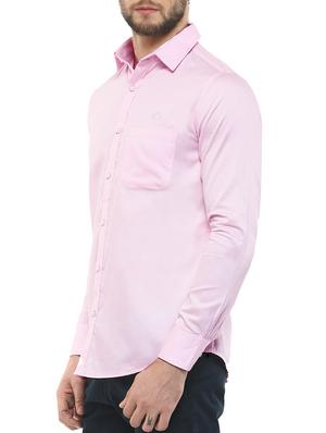 pink cotton casual shirt - 12763271 - Standard Image - 2