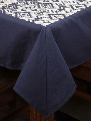 dekor world ikat printed blue table cover (pack of 1) - 12763369 - Standard Image - 2