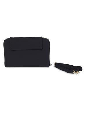 black sequined clutch cum slingbag - 1276993 - Standard Image - 5