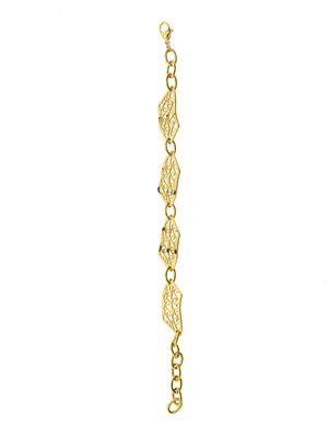 gold metal bracelet - 12773871 - Standard Image - 2