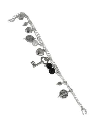 silver metal bracelet - 12776898 - Standard Image - 2