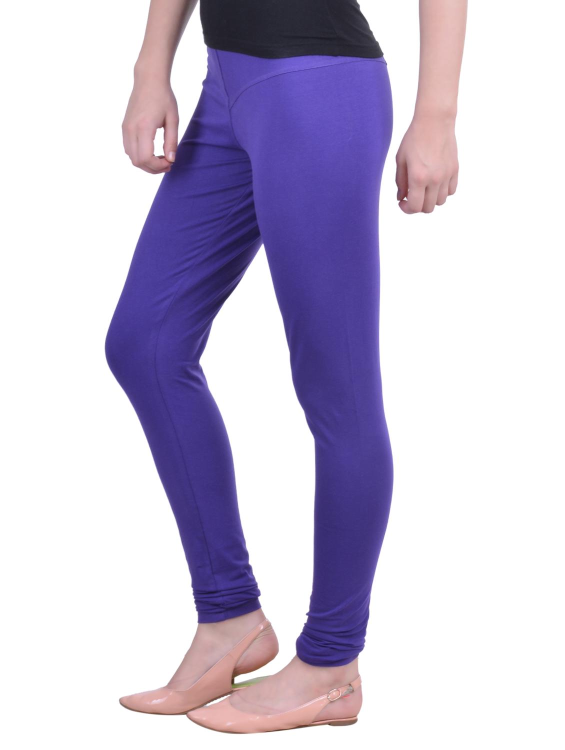 blue cotton leggings - 12780731 - Zoom Image - 2