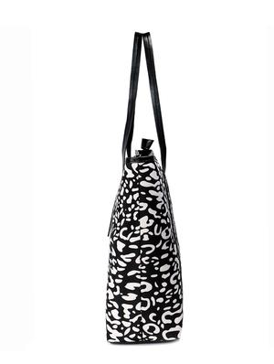 black synthetic leather handbag - 12786240 - Standard Image - 5