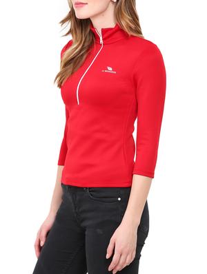 solid red cotton tee - 12786289 - Standard Image - 2