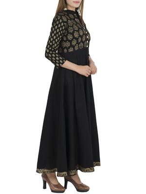 block print flared kurta - 12787534 - Standard Image - 2