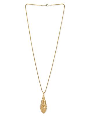 crystal collection golden long pendant for women - 12791260 - Standard Image - 2
