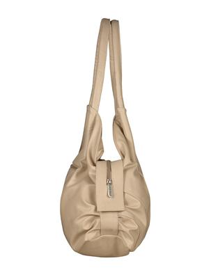 cream leatherette hobo handbag - 12793991 - Standard Image - 5