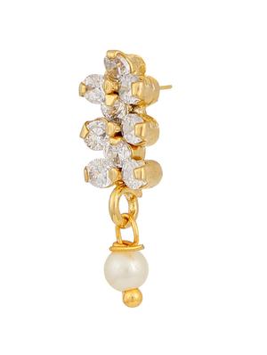 parijaat pack of cz stud earrings - 12796535 - Standard Image - 2