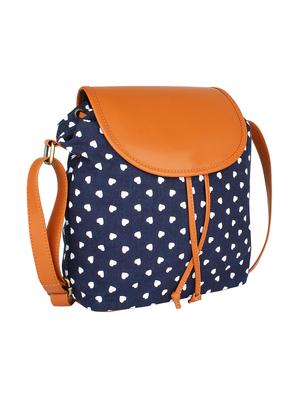 blue canvas sling bag - 12798304 - Standard Image - 5