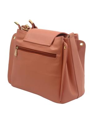 pink leatherette sling bag - 12798319 - Standard Image - 5