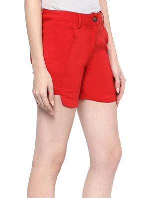 red cotton shorts - 12802494 - Standard Image - 2