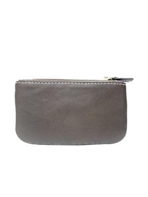 grey leather pouch - 12814526 - Standard Image - 2