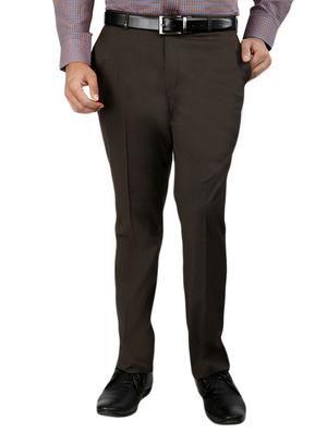 black set of 2 polyester flat front trousers formal trouser - 12823770 - Standard Image - 5