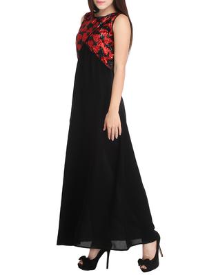 black sequined rayon dress - 12827149 - Standard Image - 2