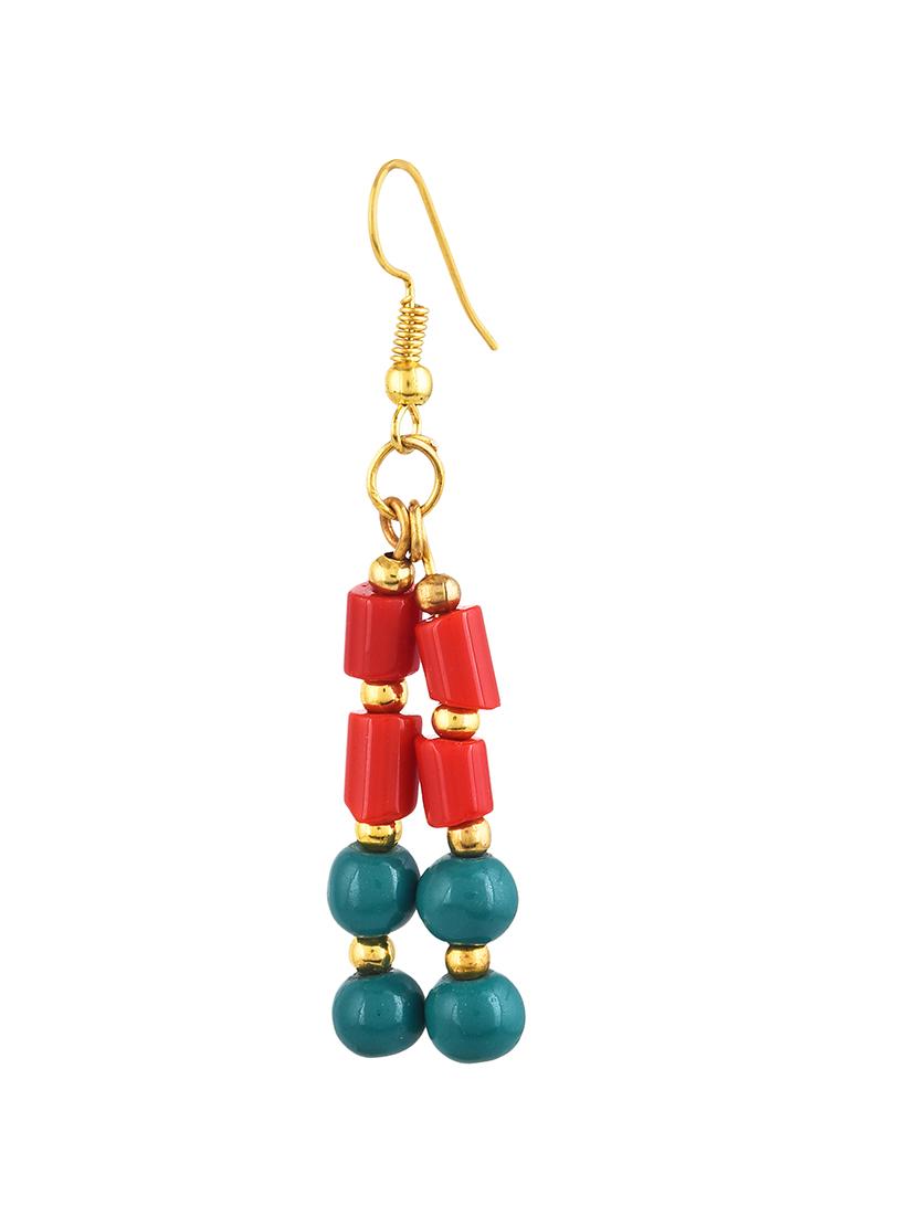 red metal long necklace - 12828318 - Zoom Image - 5