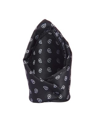 black micro fiber pocketsquare - 12828902 - Standard Image - 2