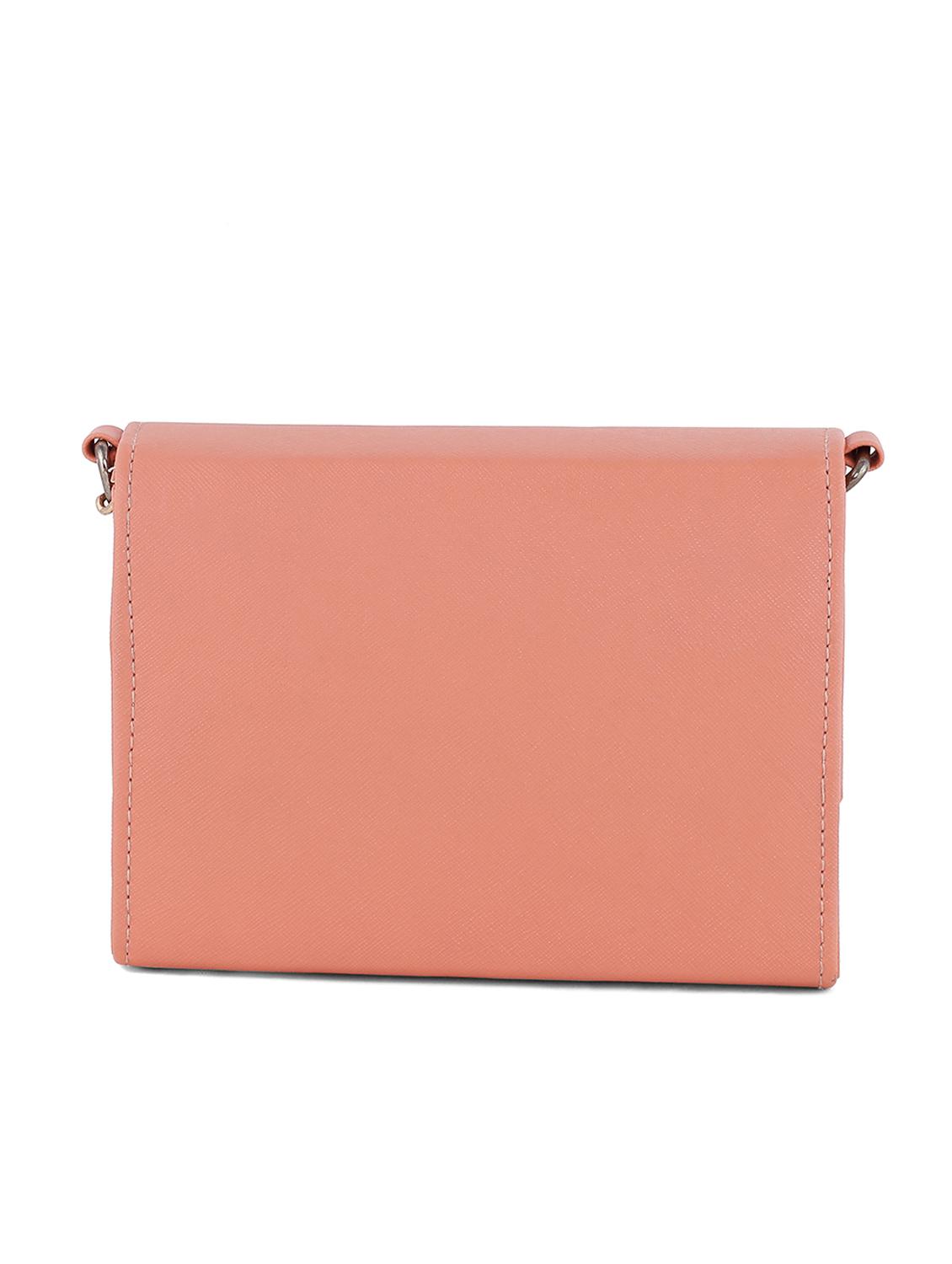 pink synthetic leather sling bag - 12829989 - Zoom Image - 2