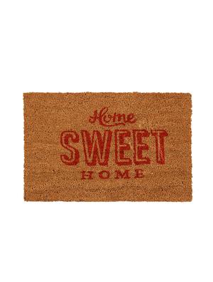 saral home 100% coir made heavy duty anti slip coir mat with rubber backing. size is 40x60 cm. - 12830646 - Standard Image - 2