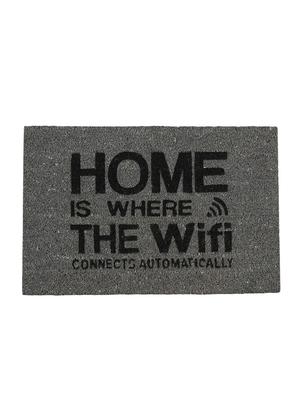 saral home 100% coir made heavy duty anti slip coir mat with rubber backing. size is 40x60 cm. - 12830670 - Standard Image - 2