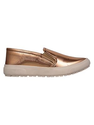 gold slip on plimsoll - 12832639 - Standard Image - 2