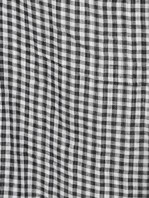 monochrome chequered cotton scarf - 12834106 - Standard Image - 2