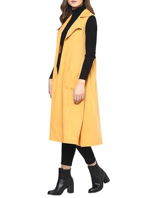 yellow crepe summer jacket - 12840192 - Standard Image - 2