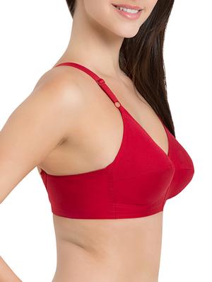red cotton regular bra - 12843504 - Standard Image - 2