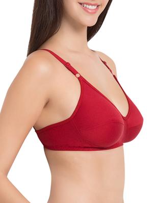red cotton regular bra - 12843513 - Standard Image - 2