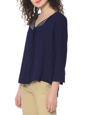 embellished lapel shirt - 12847153 - Standard Image - 2