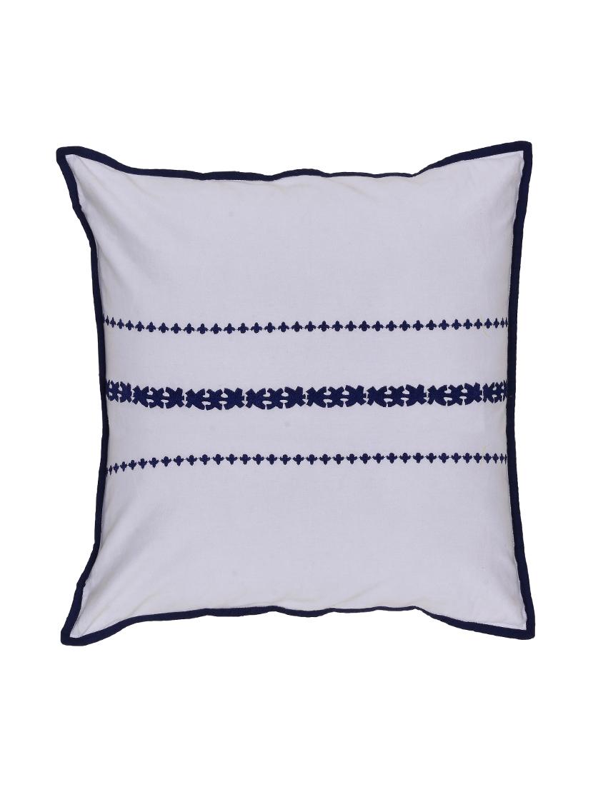 Set of 3 Machine Embroidered Cushion Cover - 12849337 - Zoom Image - 2