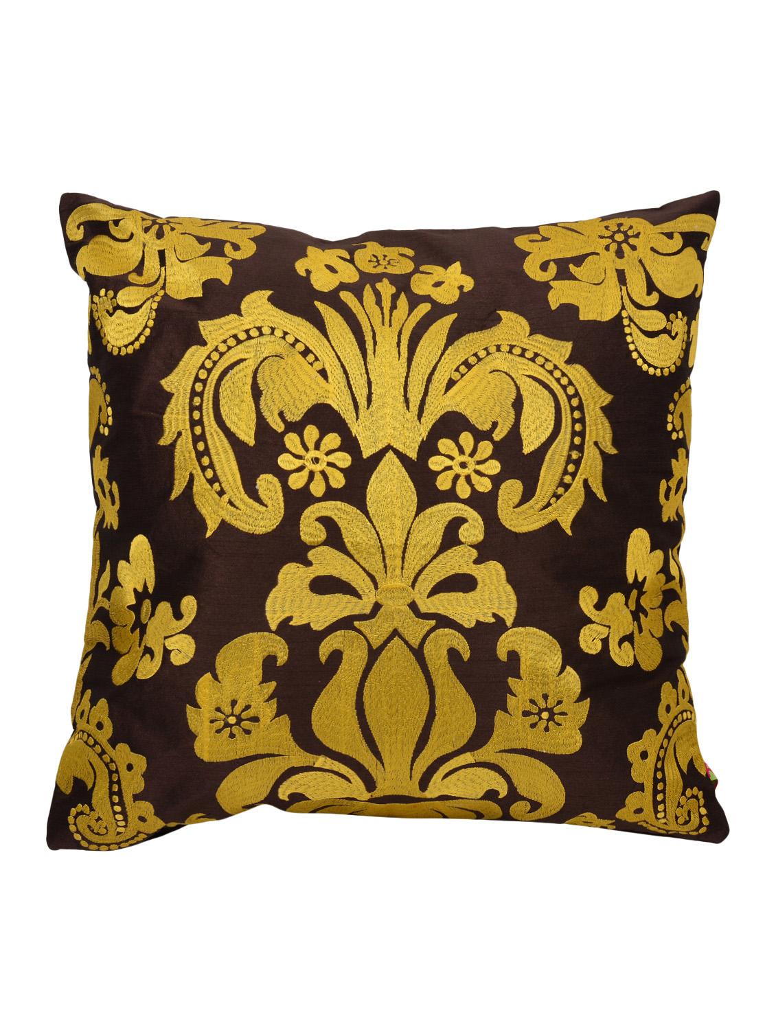 set of 3 raw silk cushion cover by reme - 12849611 - Zoom Image - 2