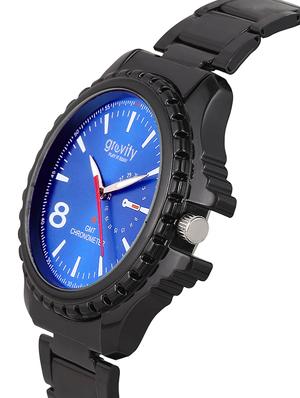 gravity men torquise black metal analog watch-97 - 12850403 - Standard Image - 2
