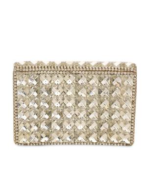 silver embellished box clutch - 1286763 - Standard Image - 2