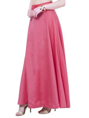 pink pure silk skirt - 12879939 - Standard Image - 2