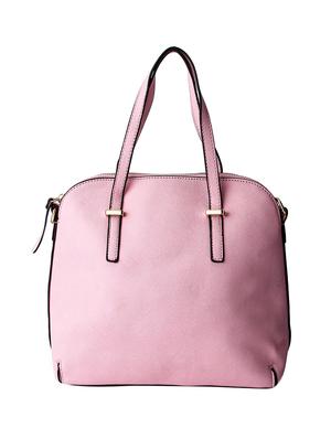 pink leatherette handbag - 12895109 - Standard Image - 2
