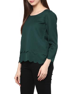 scallop edge layered top - 12900529 - Standard Image - 2
