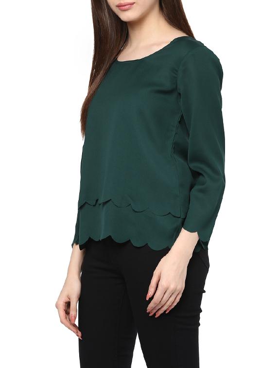 scallop edge layered top - 12900529 - Zoom Image - 2