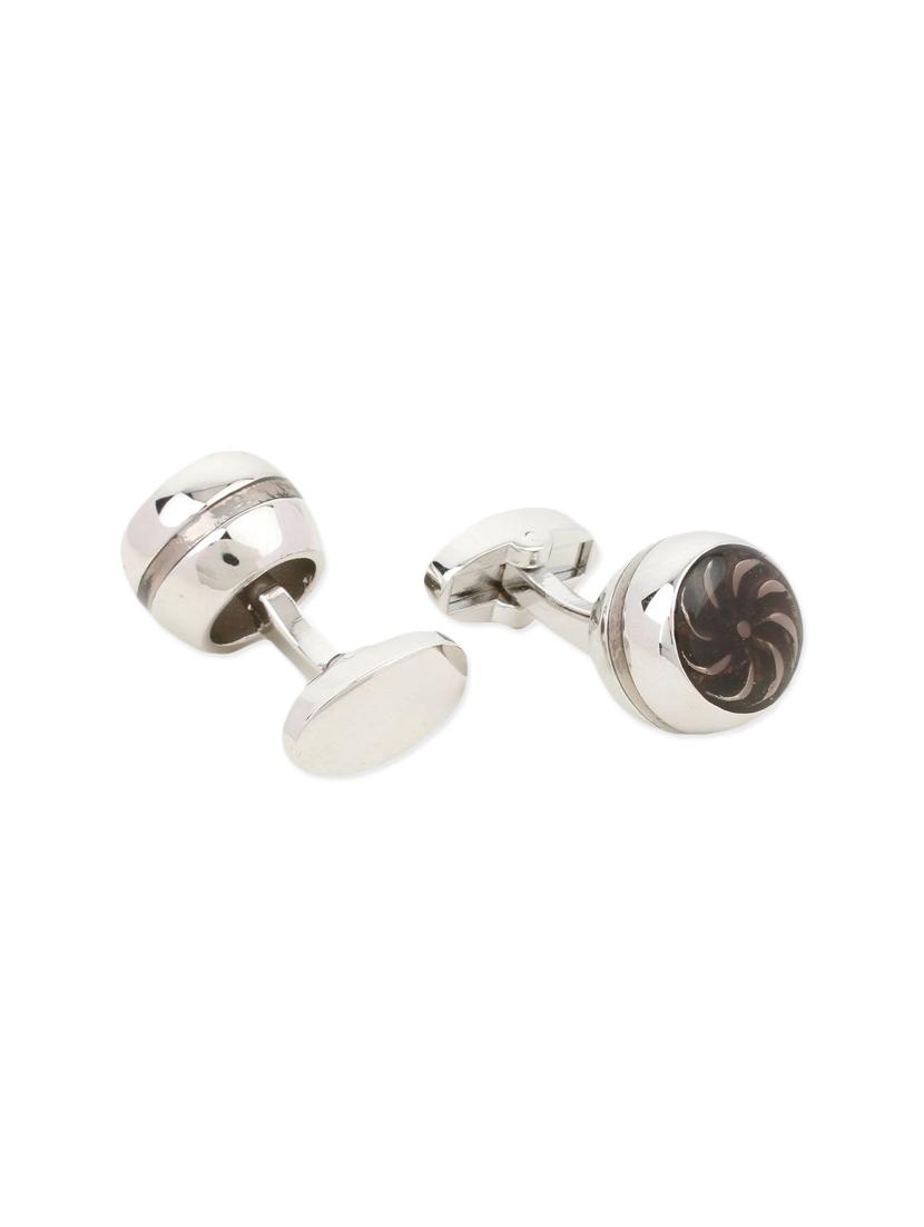 brown metal cufflink - 12913216 - Zoom Image - 2
