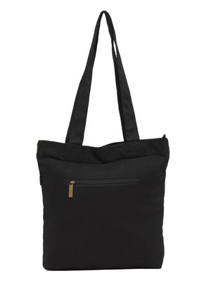black canvas printed tote - 12927579 - Standard Image - 2