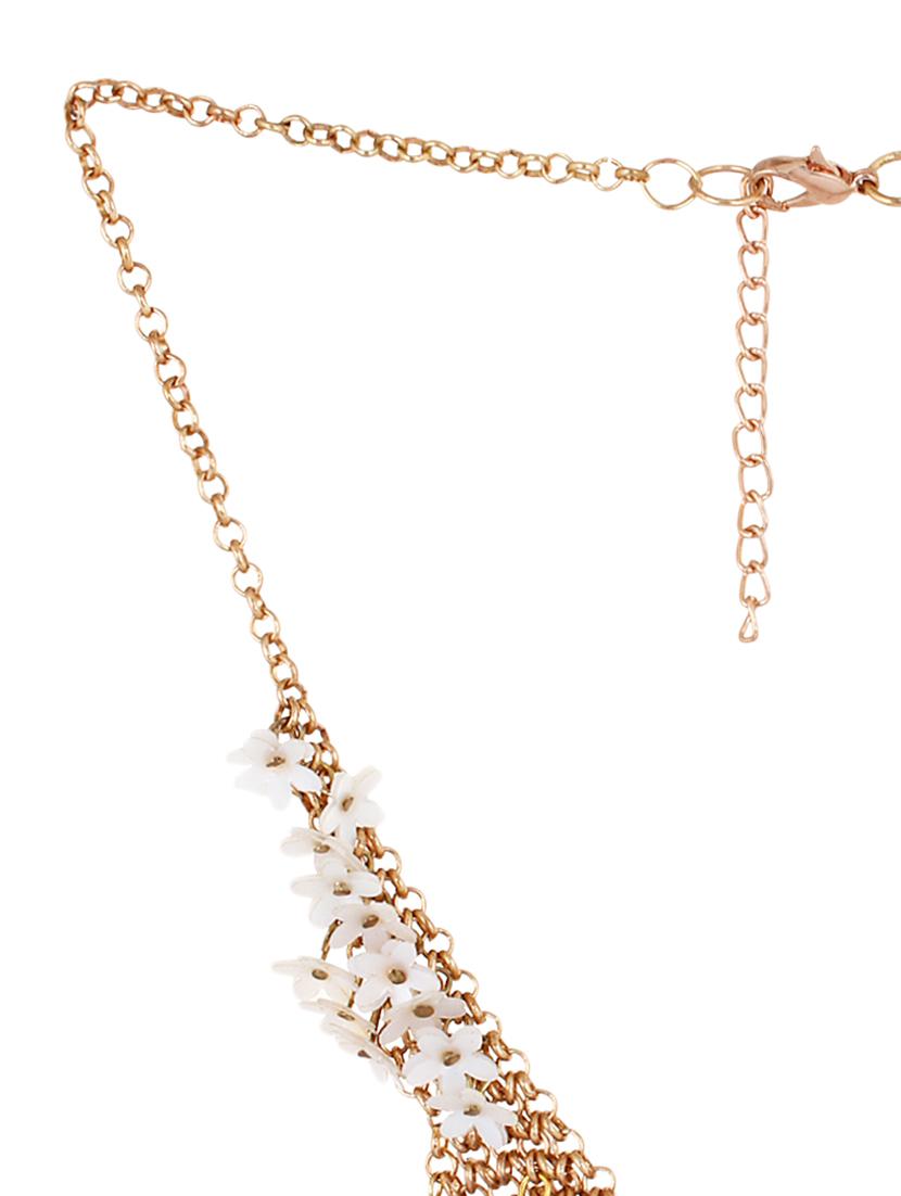 multi colored metal heavy statement necklace - 12927685 - Zoom Image - 2