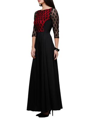 Laced Panel Maxi dress - 12948633 - Standard Image - 2