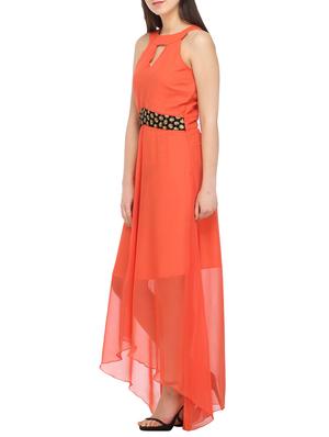 embellished panel asymmetric dress - 12949352 - Standard Image - 2