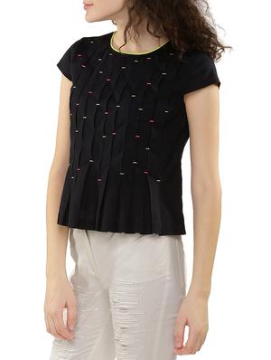 black cotton regular top - 12953695 - Standard Image - 2