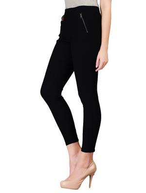 black cotton jeggings - 12958508 - Standard Image - 2